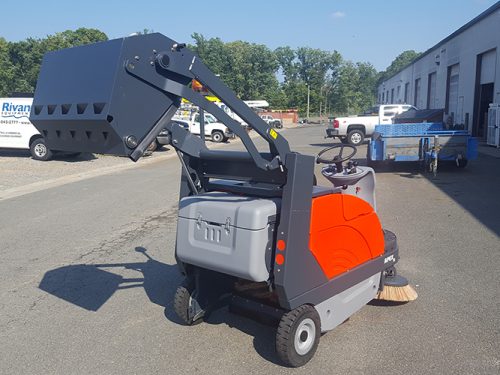 Apex High Dump Rear View | Virginia | Floor Cleaning Equipment | Rivannaco