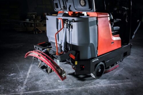 Nautilus E Battery Powered Sweeper Scrubber | Virginia | Floor Cleaning Equipment | Rivannaco